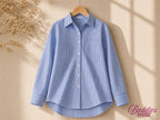 Light Blue Striped Button Down Shirt