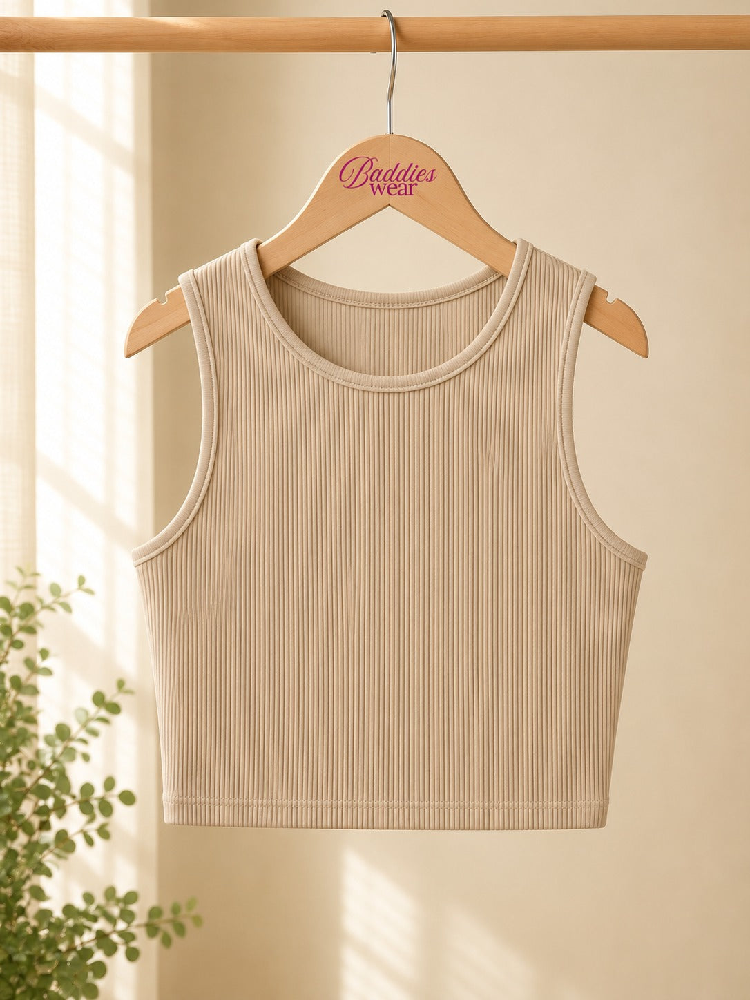 Beige Tank Top