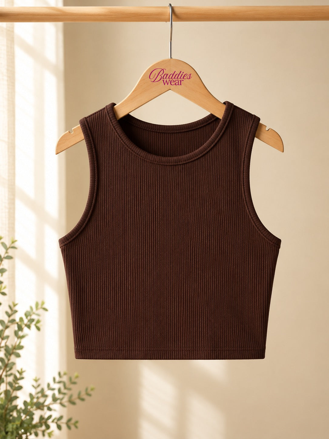 Chocolate Brown Tank Top
