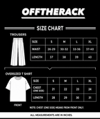 Dark Brown Oversized Tee With Black Flapper Trouser