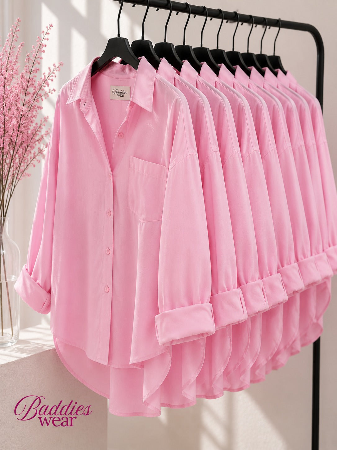 Baby Pink Button Down Shirt