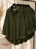 Olive Green Button Down Shirt