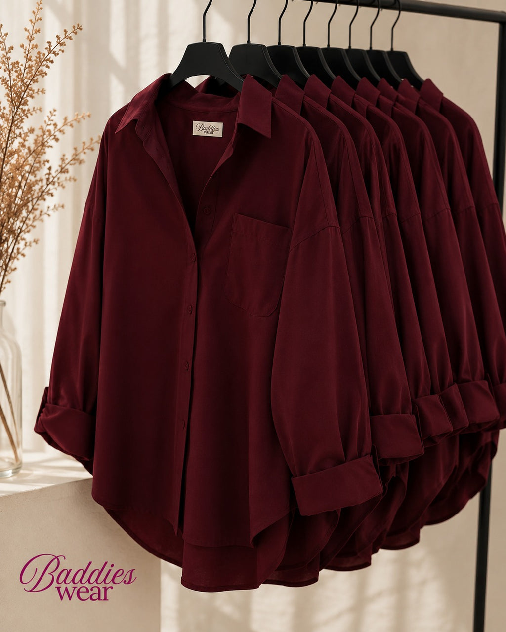 Marron Button Down Shirt