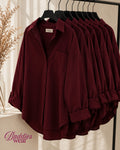 Marron Button Down Shirt
